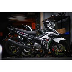 Tem rời Exciter 2011 mẫu LC 135 trắng đen, in sắc nét , 3 lớp không phai màu CM00007 1 2