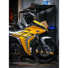 Tem rời Exciter 155 mẫu Y16ZR phối vàng xám đen, in sắc nét, 3 lớp không phai màu CM00028 1 2
