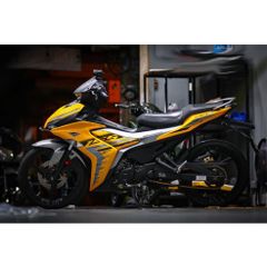 Tem rời Exciter 155 mẫu Y16ZR phối vàng xám đen, in sắc nét, 3 lớp không phai màu CM00028 1 2