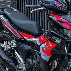 TEM DÁN HRC ĐỎ XE WINNER X V3 MÀU ĐEN CỰC ĐẸP - Decal Cao Cấp Nhất