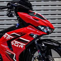 TEM DÁN RS150R XE WINNER X V3 MÀU ĐỎ HRC, ĐỎ ĐEN - Decal Cao Cấp Nhất