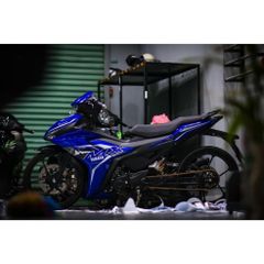 tem rời exciter 155 xanh đen mx trắng đen mẫu thịnh hành 2023 - Decal Cao Cấp Nhất