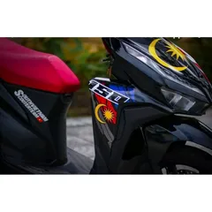 Tem Rời Honda Vario 125/150 Phong Cách Malay Dán Xe Đen  - Decal In Chất Lượng