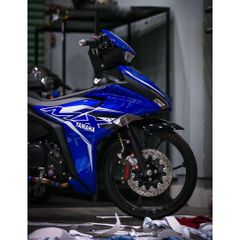 tem rời exciter 155 xanh đen mx trắng đen mẫu thịnh hành 2023 - Decal Cao Cấp Nhất