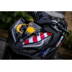 Tem Rời Honda Vario 125/150 Phong Cách Malay Dán Xe Đen  - Decal In Chất Lượng