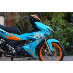 Tem rời Winner X RSX xanh ngọc cam , in sắc nét, 3 lớp không phai màu CM00128 1 2