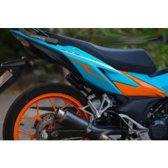 Tem rời Winner X RSX xanh ngọc cam , in sắc nét, 3 lớp không phai màu CM00128 1 2