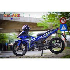 Tem Rời Dán Xe Exciter 150 Mẫu EX Xanh Trắng Cực Đẹp, Hàng 3 Lớp Chất Lượng Cao Quyen Decal
