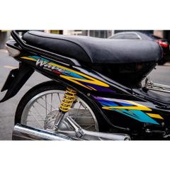 [FreeShip] [Ảnh thật] Tem rời Wave 110 - Mẫu vàng, tím, xanh - Chuẩn From cực đẹp Quyen Decal