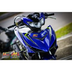 Tem Rời Dán Xe Exciter 150 Mẫu EX Xanh Trắng Cực Đẹp, Hàng 3 Lớp Chất Lượng Cao Quyen Decal