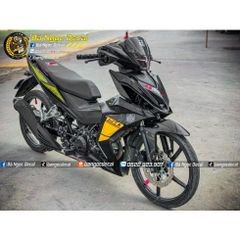 TEM DÁN XE WINNER V1 MÀU ĐEN VÀNG - Decal Cao Cấp Nhất