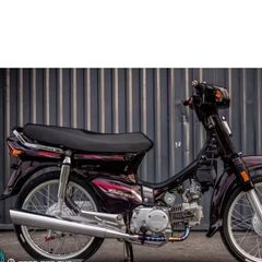 Tem Rời Dán Xe Dream Mẫu Super Dream Tím Hồng Cực Đẹp, Hàng 3 Lớp Chất Lượng Cao Quyen Decal