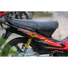 Tem rời Wave nhỏ lửa đỏ đen, in sắc nét, 3 lớp không phai màu CM00117 1 2