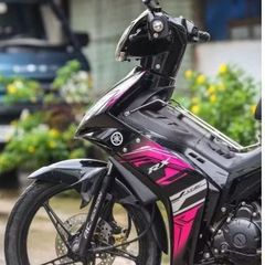 tem rời exciter 2006-2010 hồng đen mẫu mới 2023 , tem 3 lớp - Decal Cao Cấp Nhất