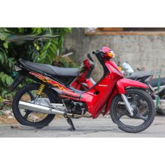 Tem rời Wave nhỏ lửa đỏ đen, in sắc nét, 3 lớp không phai màu CM00117 1 2