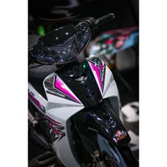 Tem rời Sirius RC hoạ tiết trắng đen hồng, in sắc nét, 3 lớp không phai màu CM00049 1 2