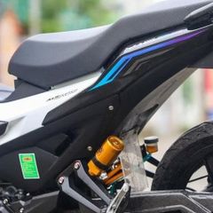 [FreeShip] [Ảnh thật] Tem rời Exciter 155 Xám tím  - Mẫu Y16ZR Quyen Decal