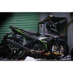 tem rời exciter 150 mx xám xanh nhám đẹp 2024 , tem 3 lớp bền màu - Decal Cao Cấp Nhất