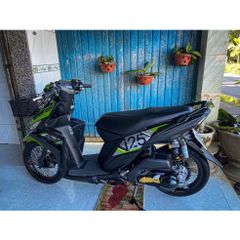 [Siêu Sale] Tem rời MIO M3 125 - mẫu zin xanh lá bạc cho xe đen - tem chuẩn form dễ dán - không bay màu Quyen Decal