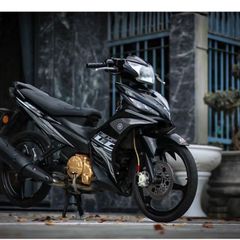 [FreeShip] [Ảnh thật] TEM RỜI mẫu LC hiệu ứng khói xám bắt mắt cho Exciter 135 đen Quyen Decal