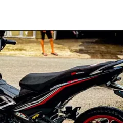 Tem Ex 150 Y15ZR Đen Xám Chỉ Đỏ