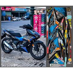 [TEM XE WINNER X Hayabusa GIÁ RẺ] 👉chế tem theo yêu cầu giá rẻ😍 - Decal Cao Cấp Nhất