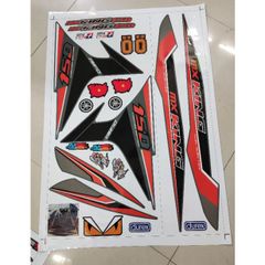 Tem Rời Exciter 150 Mx King Xám Xi Măng  - Decal In Chất Lượng
