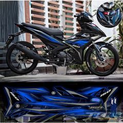 tem rời Exciter 150 Rc xe đen phối đủ màu