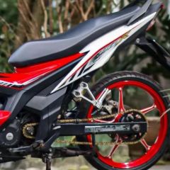 Tem Rời Honda Sonic 150R Trắng Đỏ  - Decal In Chất Lượng