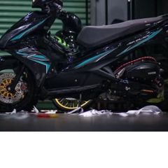 [Giá hủy diệt] Tem rời AirBlade AB 125 2020 xe đen - mẫu chỉ xanh ngọc siêu hot 2023 Cao Cấp