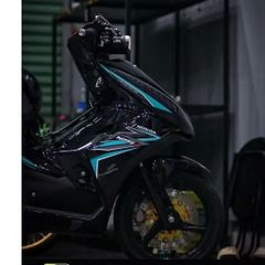 [Giá hủy diệt] Tem rời AirBlade AB 125 2020 xe đen - mẫu chỉ xanh ngọc siêu hot 2023 Cao Cấp