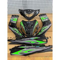 tem rời exciter 2010 lửa xe đen phối nhiều màu