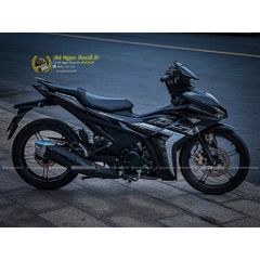 TEM RỜI Y16ZR ZIN MALAYSIA DÁN XE EX155 VVA ĐEN BÓNG-ĐEN NHÁM- VÀNG ĐỒNG QDC