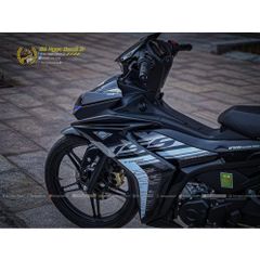 TEM RỜI Y16ZR ZIN MALAYSIA DÁN XE EX155 VVA ĐEN BÓNG-ĐEN NHÁM- VÀNG ĐỒNG QDC