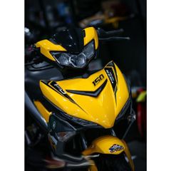 Tem rời Exciter 150 mẫu Y15ZR phối vàng xám đen, in sắc nét, 3 lớp không phai màu CM00019 1 2