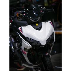 Tem rời Exciter 155 mẫu R trắng đen hồng , in sắc nét, 3 lớp không phai màu CM00033 1 2