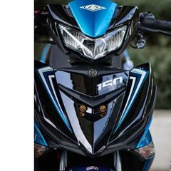 Tem Rời Dán Xe Exciter 150 Mẫu MX King Xanh Đen Trắng Cực Chất, Hàng 3 Lớp Chất Lượng Cao Quyen Decal