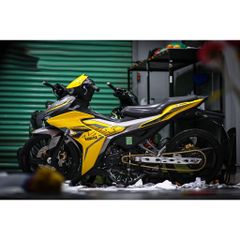 Tem rời Exciter 155 mẫu MX King vàng xám , in sắc nét, 3 lớp không phai màu CM00031 1 2