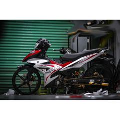 Tem rời Exciter 150 mẫu MX King đỏ bạc 2019 , in sắc nét, 3 lớp không phai màu CM00015 1 2