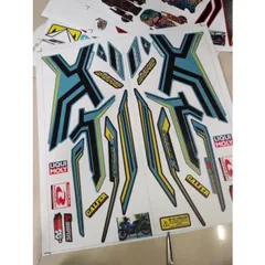 Tem Rời Honda Winner X Xám Đen  - Decal In Chất Lượng
