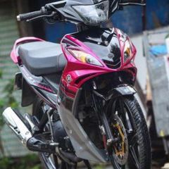 [FreeShip] TEM RỜI mẫu Jupiter MX hồng cho Exciter 135 bạc đen - tem cao cấp không bay màu Quyen Decal