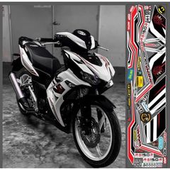 TEM RS150R WINNER X V3 MÀU TRẮNG - Decal Cao Cấp Nhất