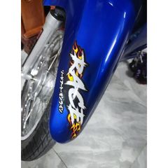 Tem Logo Chữ Race mẫu Lửa dán xe điện,xe máy,ô tô,dán mọi nơi