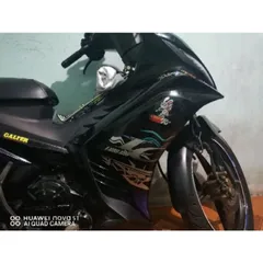 Tem Rời EX 135 Tia Sét Dán Xe Đen  - Decal In Chất Lượng
