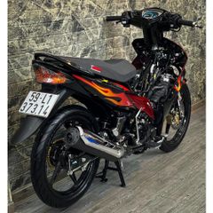 [FreeShip] [Ảnh thật] Tem rời Exciter 2010 - Mẫu lửa cam đen nổi bật - Chuẩn From cực đẹp Quyen Decal