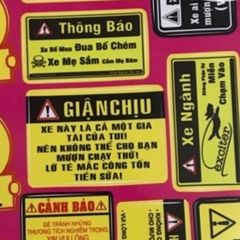 Bảng Decal Tem Cảnh Báo 2