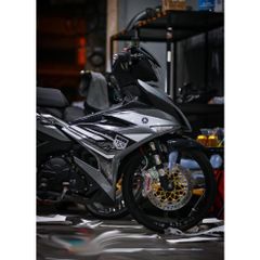 Tem rời Exciter 150 bản Y15ZR 2022 phối xám đen trắng, in sắc nét, 3 lớp không phai màu CM00022 1 2