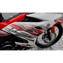 [FreeShip] [Ảnh thật] Tem rời Exciter150 - Mẫu Y15ZR - Tem lửa xám đỏ - Chuẩn From cực đẹp Quyen Decal
