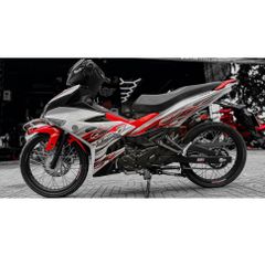 [FreeShip] [Ảnh thật] Tem rời Exciter150 - Mẫu Y15ZR - Tem lửa xám đỏ - Chuẩn From cực đẹp Quyen Decal