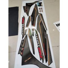 Tem Rời Exciter Rc 135 Đen - Tem Mới 2022  - Decal In Chất Lượng